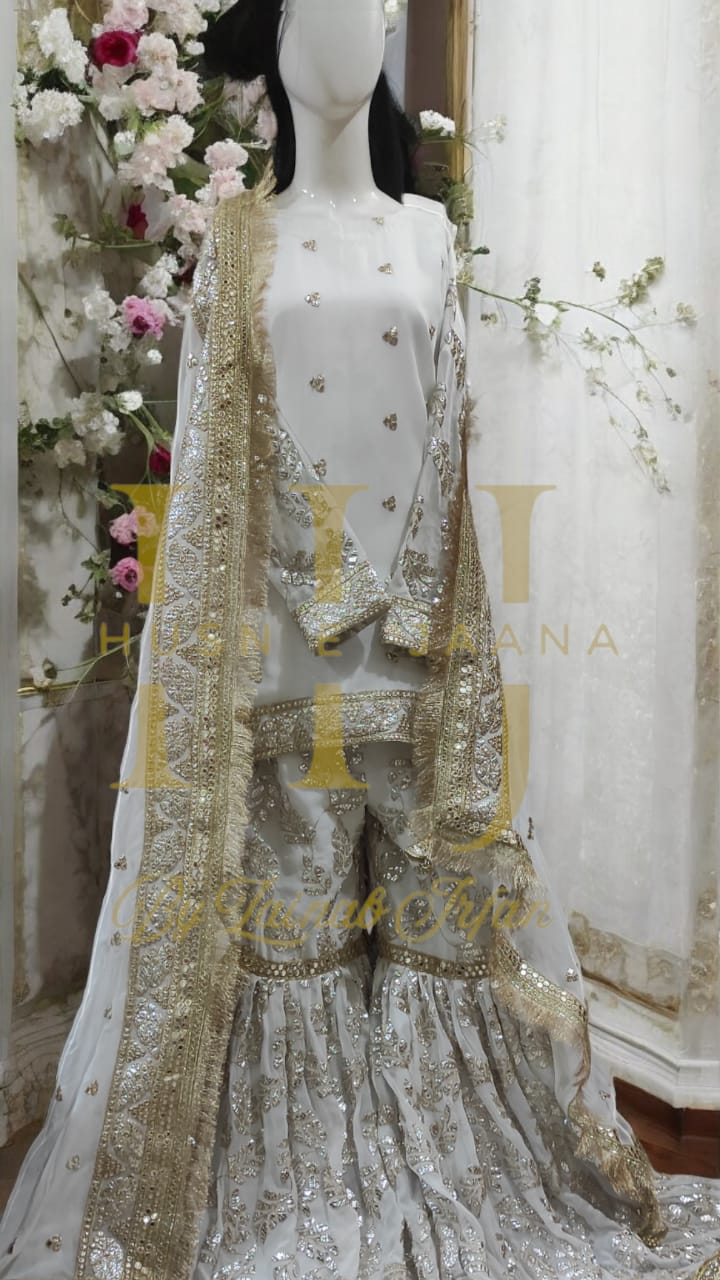 Traditional Farshi Gharara Set