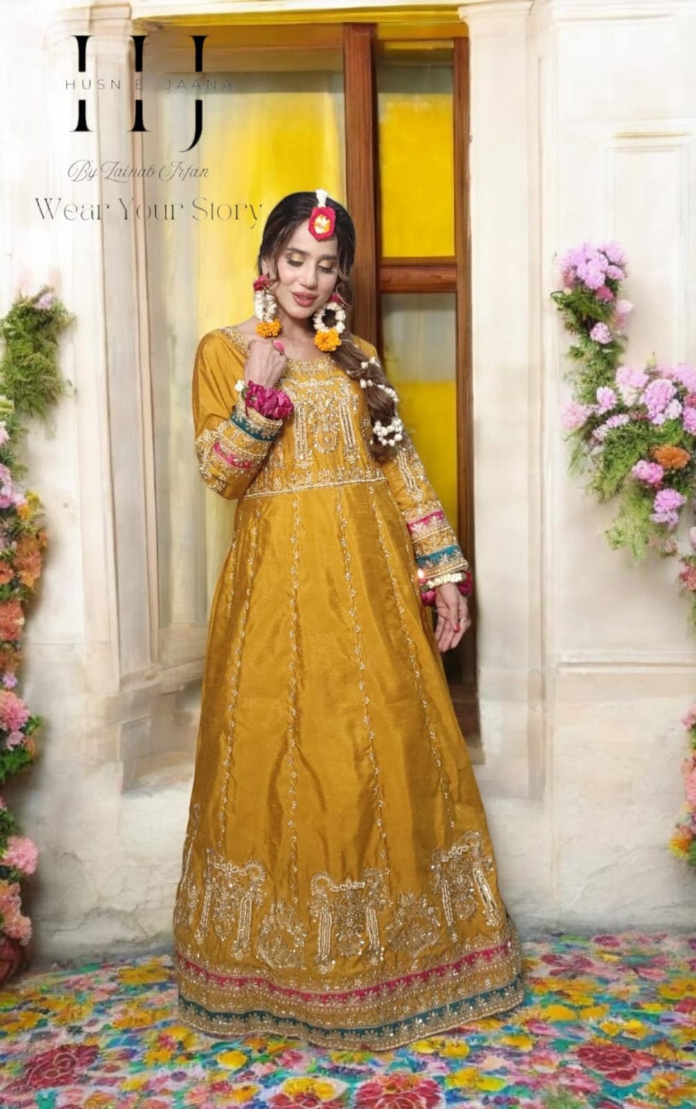 Radiant Mustard Yellow Mehendi Set