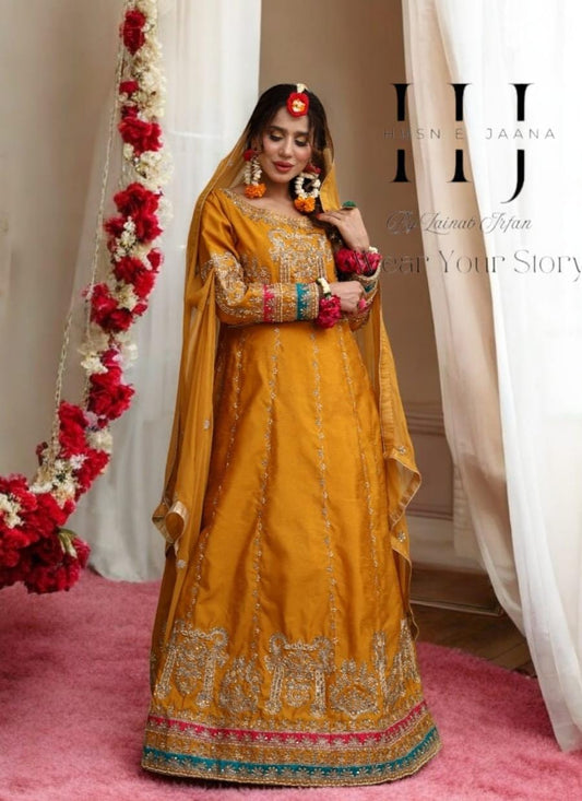 Radiant Mustard Yellow Mehendi Set