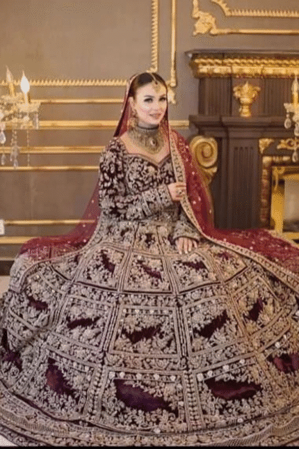 Red Barat Lehenga